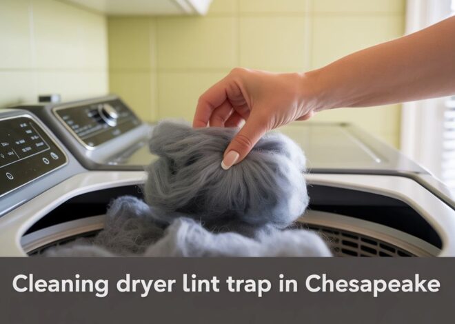 How Long Does Cleaning Dryer Lint Trap Take in Chesapeake?
