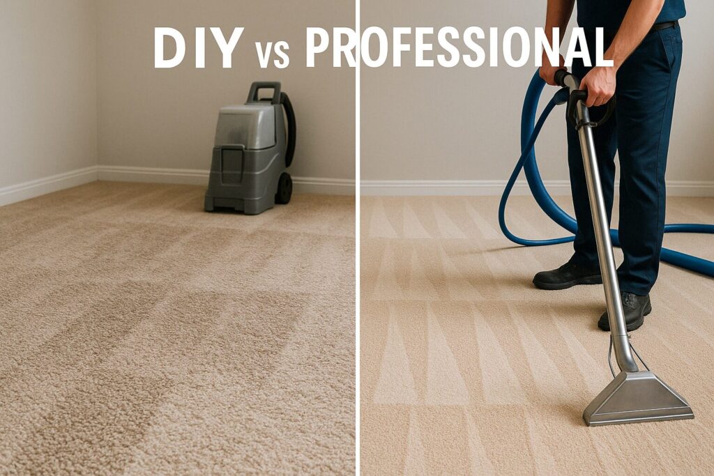 Deep DIY Cleaning Vs Professional Carpet Cleaning Scarborough