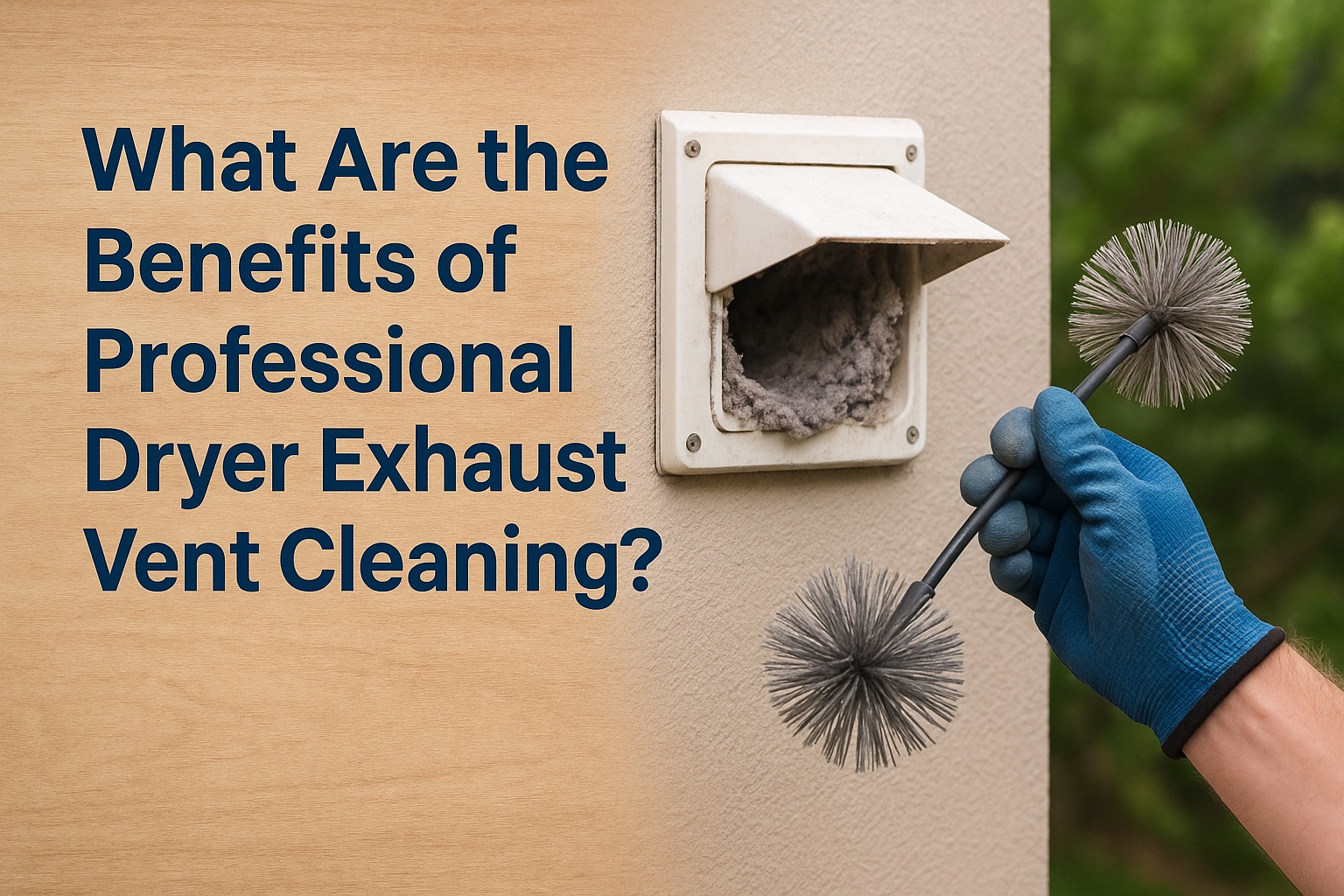 What Are the Benefits of Professional Dryer Exhaust Vent Cleaning?