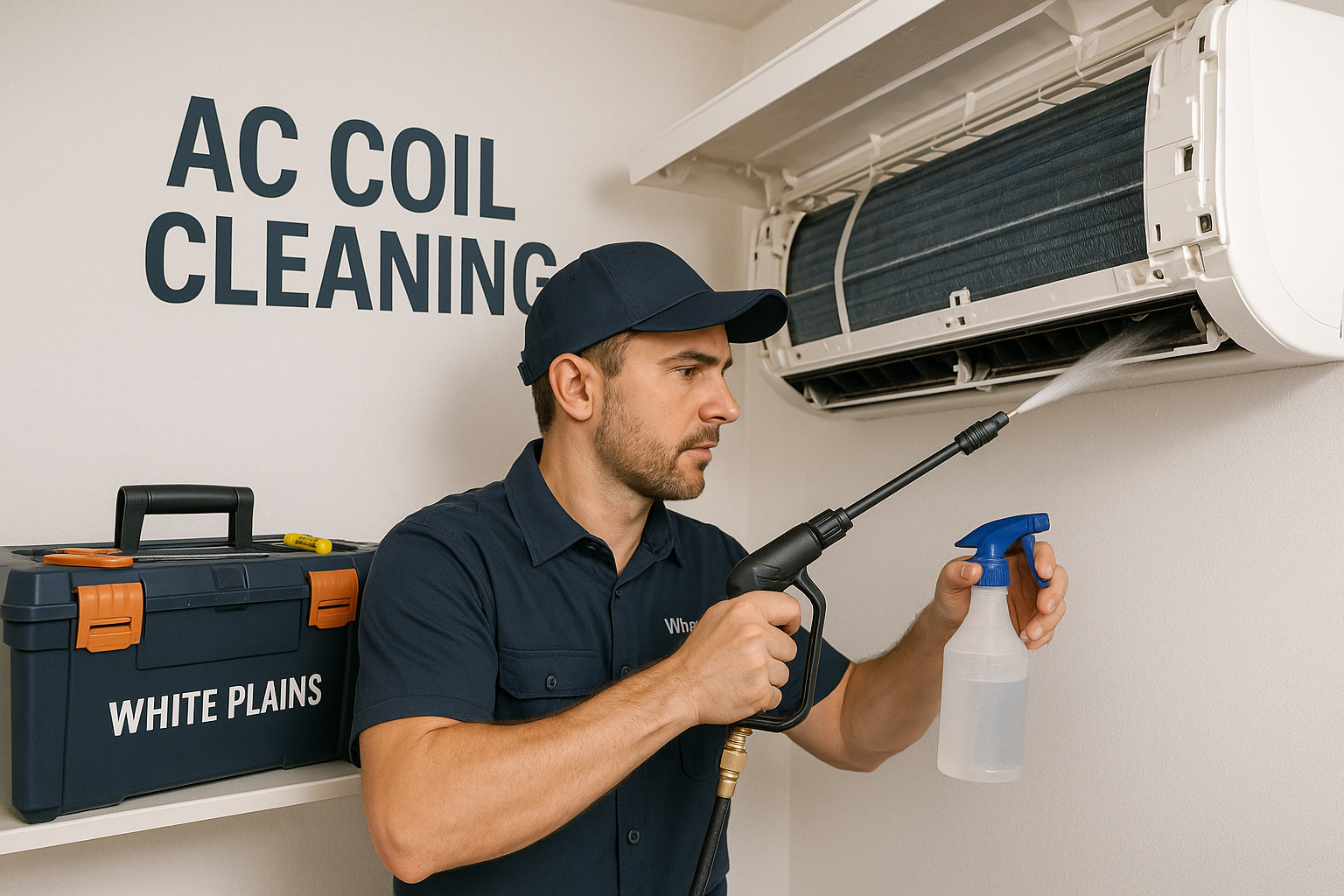 How to Safely Clean AC Coils in White Plains