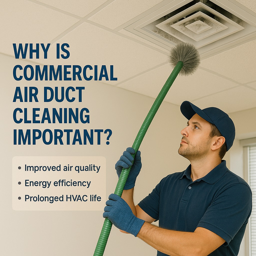 Why Is Commercial Air Duct Cleaning Important ?