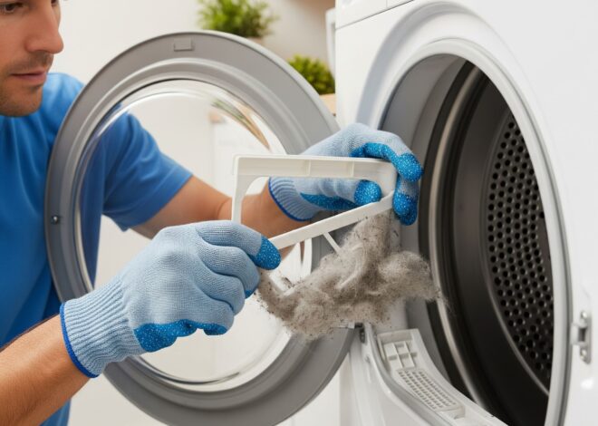 How to Safely Clean a Dryer Lint Trap in Akron Homes
