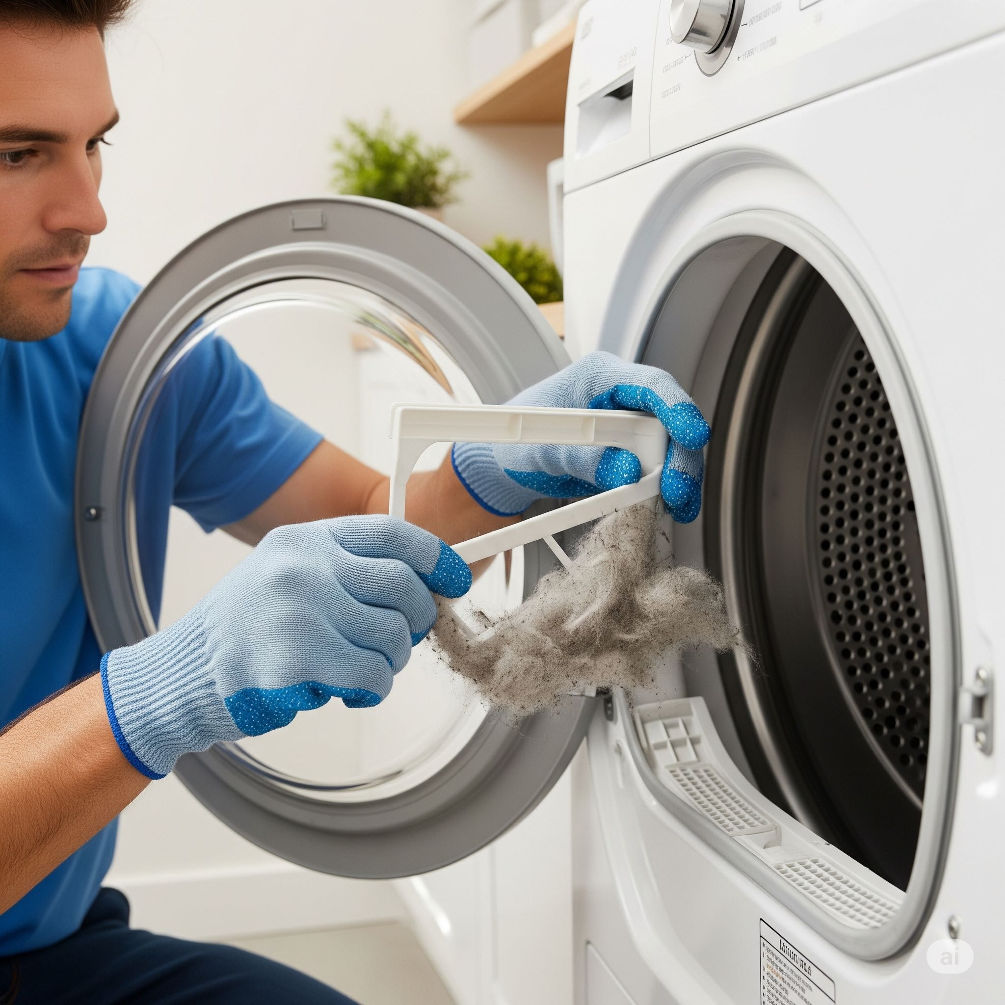 How to Safely Clean a Dryer Lint Trap in Akron Homes